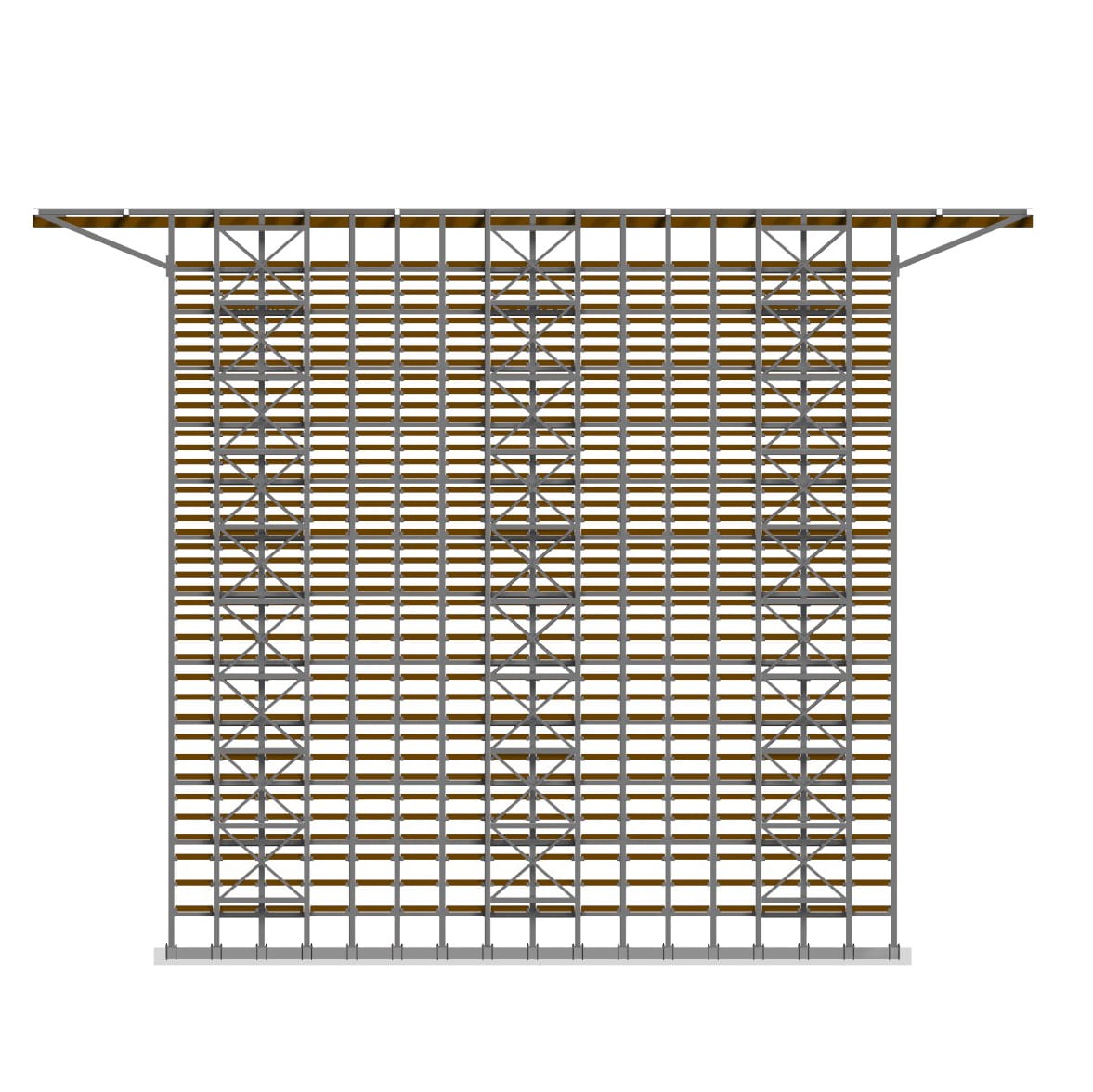 Automatic basket and profiles warehouses_photo
