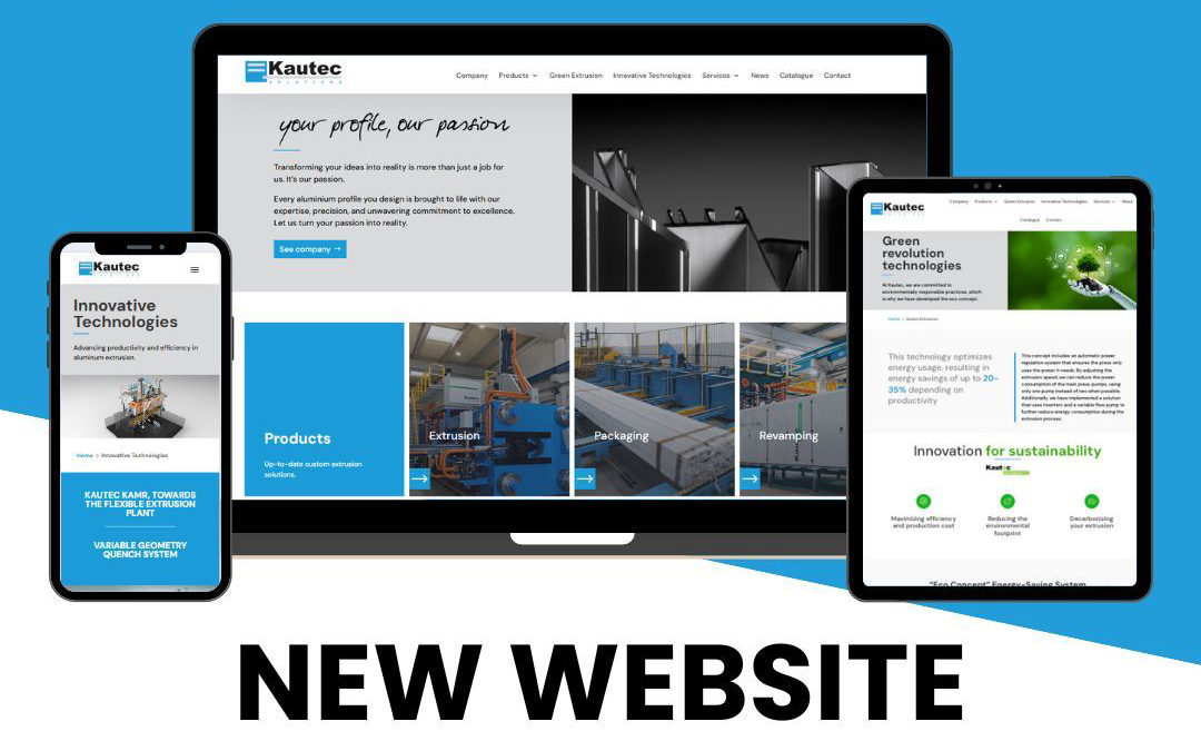 New Kautec website